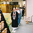 山門から庭園