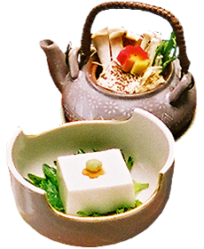 土瓶蒸しとごまどうふ