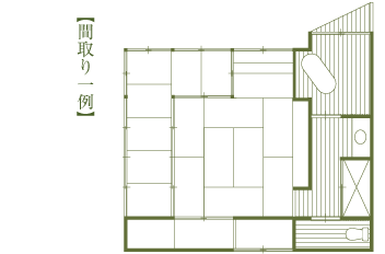 金剛殿間取り一例