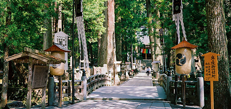 山門から庭園
